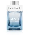 Bvlgari Man Glacial Essence Eau De Parfum Spray, 3.4 Oz. In Transparent