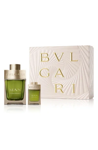 Bvlgari Man Wood Essence Eau De Parfum 2-piece Gift Set In Transparent