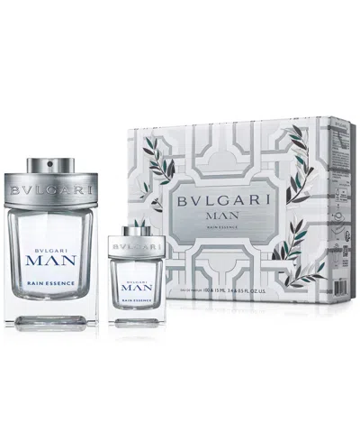 Bvlgari Men's 2-pc. Man Rain Essence Eau De Parfum Gift Set In White