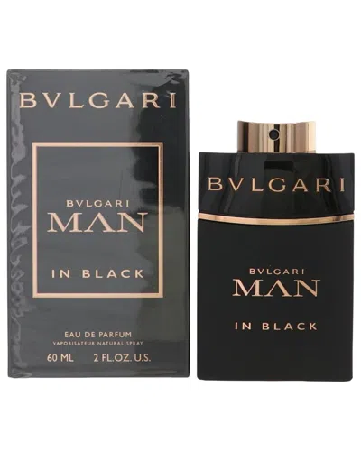 Bvlgari Men's 2oz Man In Black Edp Spray In Transparent