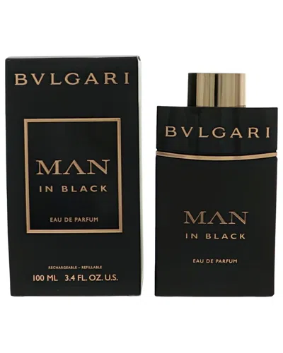 Bvlgari Men's 3.4oz Man In Black Edp Spray In Transparent