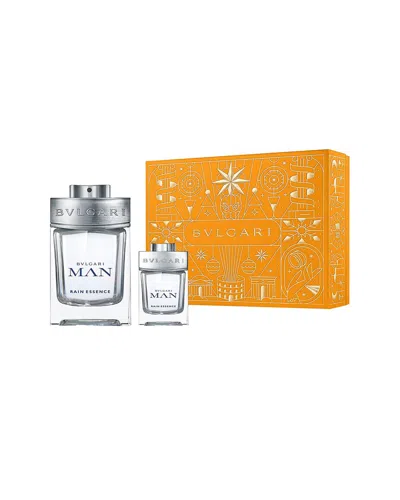 Bvlgari Men's 3.4oz Man Rain Essence 2pc Set
