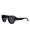 Bvlgari B. Zero1 Sunglasses In Shiny Blacksmoke Polarized