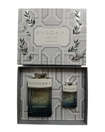 Bvlgari Men's  Man Glacial Essence Parfum Gift Set In Transparent