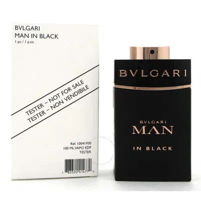 Bvlgari Men's Man In Black Edp Spray 3.4 oz (tester) Fragrances 783320414770 In White