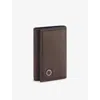 Bvlgari Mens Brown   Leather Keyholder In Brown