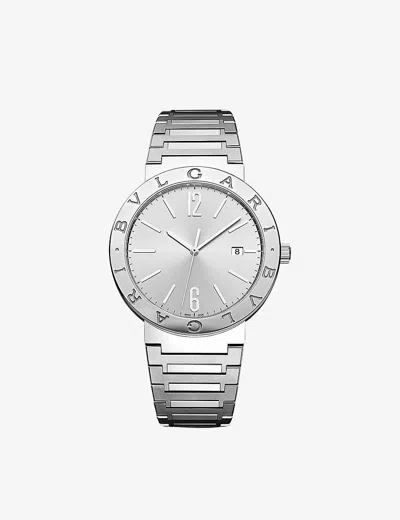 Bvlgari Unisex Stainless Steel Stainless Steel Bb41c6sshmsd Bulgari Bulgari Stainless-steel Automati
