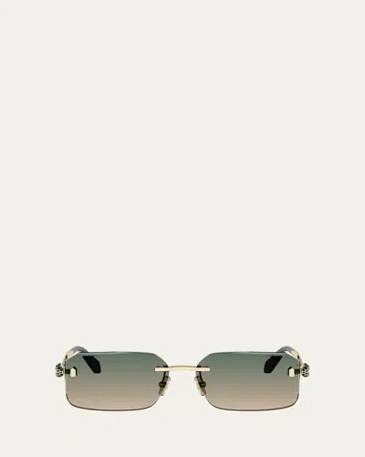 Bvlgari Metal Sunglasses In Multi
