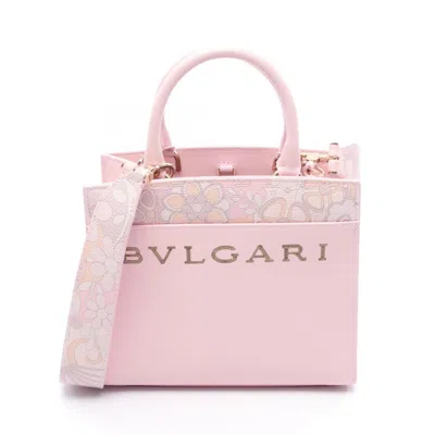 Pre-owned Bvlgari Multi-color Pink Leather Tote Bag ()