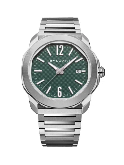 Bvlgari Octo Roma Stainless Steel Bracelet Watch/41mm In Pattern
