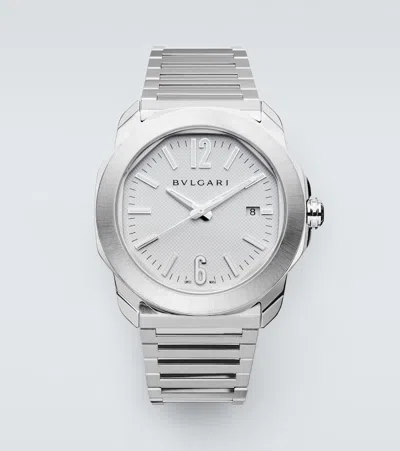 Bvlgari Octo Roma Watch In Silver