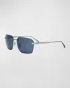 Bvlgari Octo Sunglasses In Blue