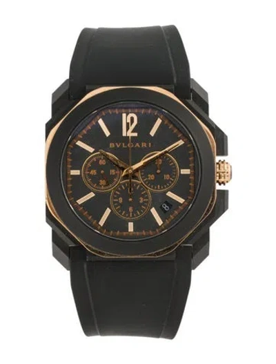 Pre-owned Bvlgari Octo Velocissimo Watch In Multi