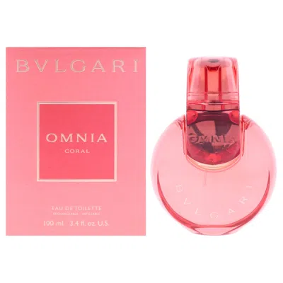 Bvlgari Omnia Coral Women's 3.4 oz Eau De Toilette Refillable Spray In Transparent
