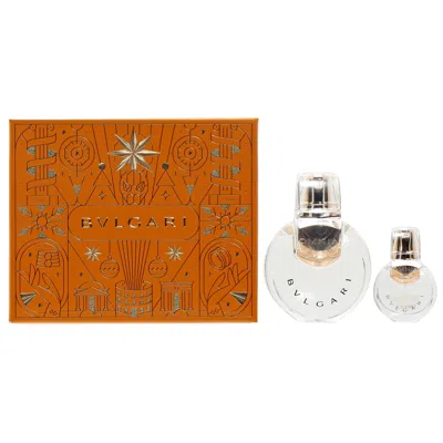 Bvlgari Omnia Crystalline Set 3.4 oz Edt Spray/ 0.5 oz Edt In Transparent