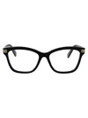 Bvlgari B.zero1 Brille Mit Eckigem Gestell In 001 Shiny Black