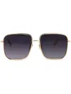 Bvlgari Squared Sunglasses Bv40016 U 33 B In 金色
