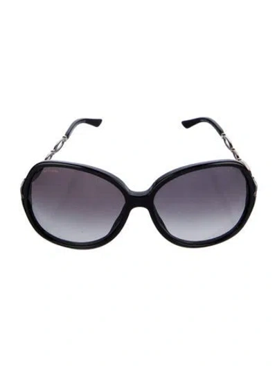 Pre-owned Bvlgari Oversize Gradient Sunglasses In Multi