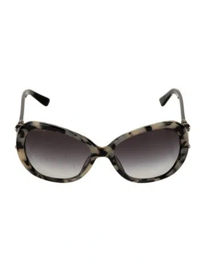 Pre-owned Bvlgari Oversize Gradient Sunglasses In Neutrals