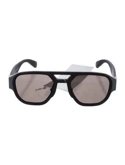 Pre-owned Bvlgari Oversize Tinted Sunglasses In Brown