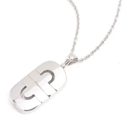 Pre-owned Bvlgari Parentesi (18k) Necklace () In White