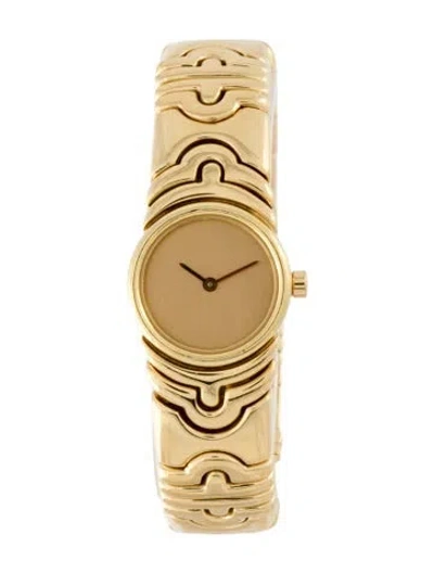 Pre-owned Bvlgari Parentesi Watch, 20mm In Multi