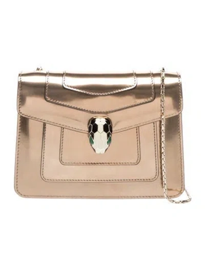 Pre-owned Bvlgari Patent Leather Serpenti Forever