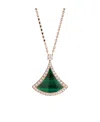 Bvlgari Pendant Necklace In Green