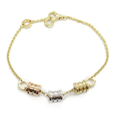 Pre-owned Bvlgari Pink (18k) (18k) Yellow (18k) Charm Bracelet ()