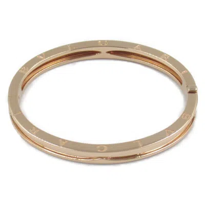 Pre-owned Bvlgari Pink (18k) Charm Bracelet () In Gold