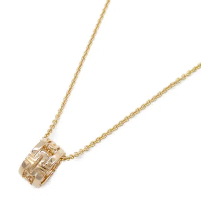 Pre-owned Bvlgari Pink (18k) Necklace () In Gold