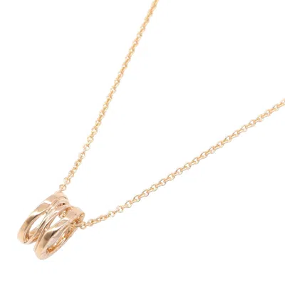 Pre-owned Bvlgari Pink (18k) Necklace () In Gold