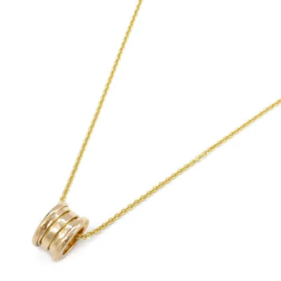 Pre-owned Bvlgari Pink (18k) Necklace () In Gold