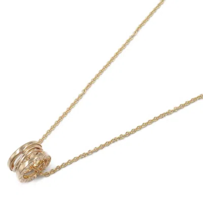 Pre-owned Bvlgari Pink (18k) Necklace () In Gold