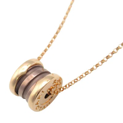 Pre-owned Bvlgari Pink (18k) Necklace () In Gold