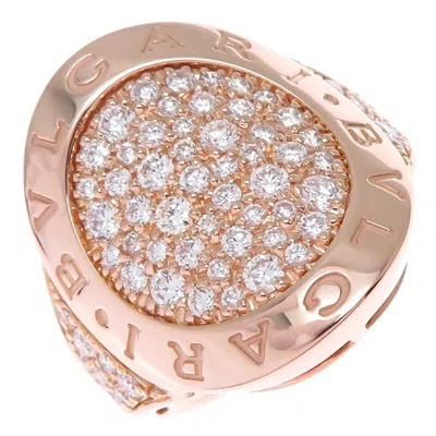 Pre-owned Bvlgari Pink Gold (18k) Band Ring ()