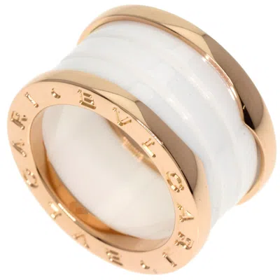 Pre-owned Bvlgari Pink Gold (18k) Band Ring ()