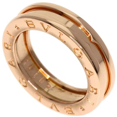 Pre-owned Bvlgari Pink Gold (18k) Band Ring ()