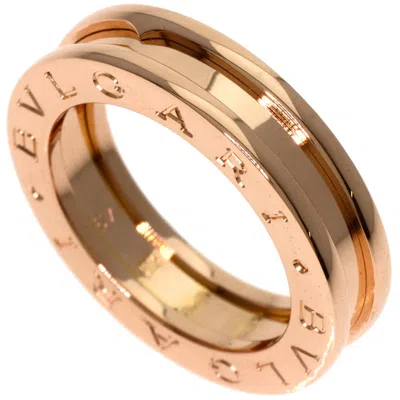 Pre-owned Bvlgari Pink Gold (18k) Band Ring ()