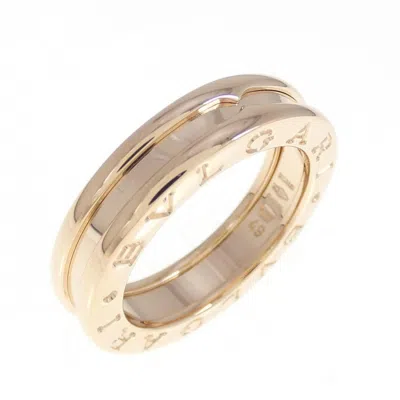 Pre-owned Bvlgari Pink Gold (18k) Band Ring ()