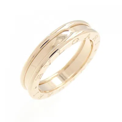 Pre-owned Bvlgari Pink Gold (18k) Band Ring ()