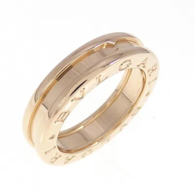 Pre-owned Bvlgari Pink Gold (18k) Band Ring ()