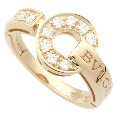 Pre-owned Bvlgari Pink Gold (18k) Band Ring () In Multi