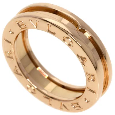 Pre-owned Bvlgari Pink Gold (18k) Band Ring ()