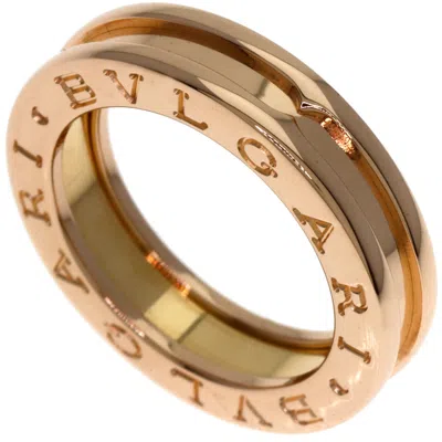 Pre-owned Bvlgari Pink Gold (18k) Band Ring ()