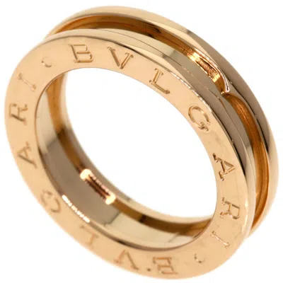 Pre-owned Bvlgari Pink Gold (18k) Band Ring ()