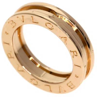 Pre-owned Bvlgari Pink Gold (18k) Band Ring ()