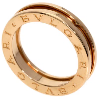 Pre-owned Bvlgari Pink Gold (18k) Band Ring ()