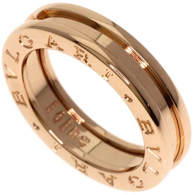 Pre-owned Bvlgari Pink Gold (18k) Band Ring ()