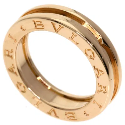 Pre-owned Bvlgari Pink Gold (18k) Band Ring ()